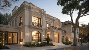 Historic Porfirian facade of Tonalá 1 in Roma Norte, Mexico City, blending early 20th-century architecture with subtle contemporary lighting at dusk.
